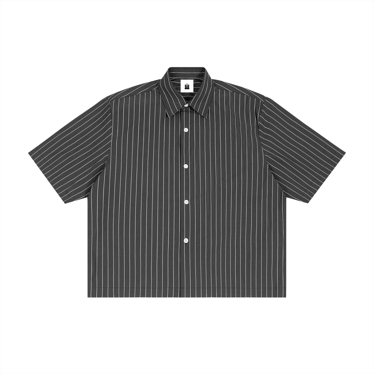 M-09 STRIPED BUTTON-UP